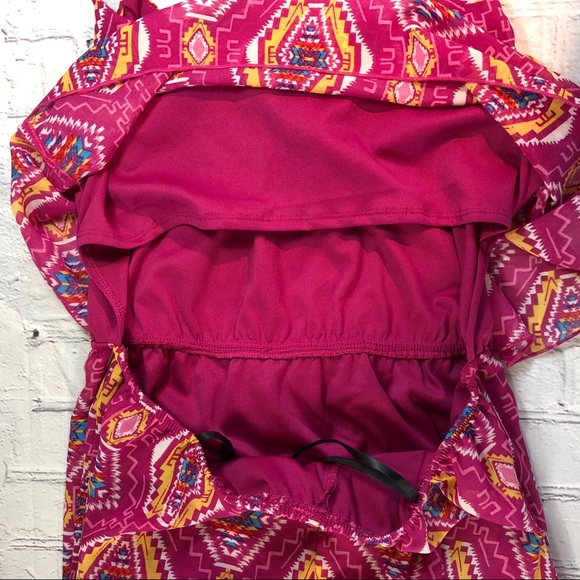 Deb Pink Print Maxi Sundress Size Large - Picture 9 of 12